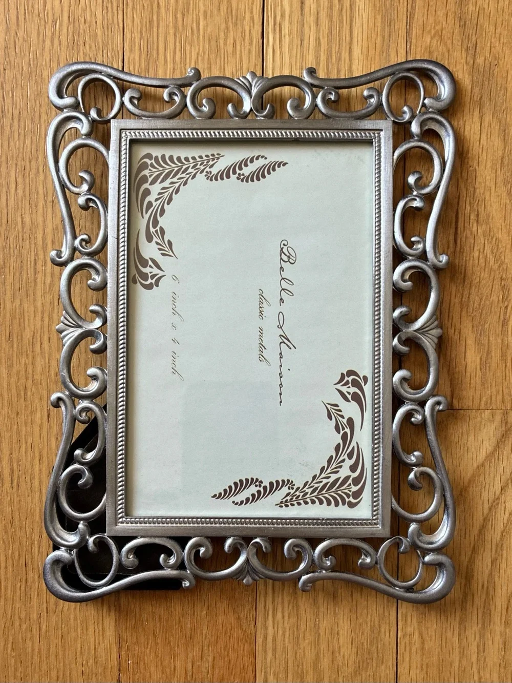 NWT Belle Maison Classic Metals Ornate photo frame 6 x 4 inch